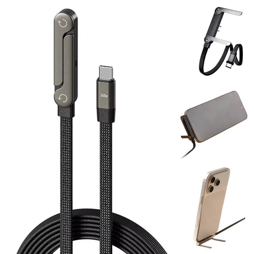 Fast Charging Cable With Phone Stand