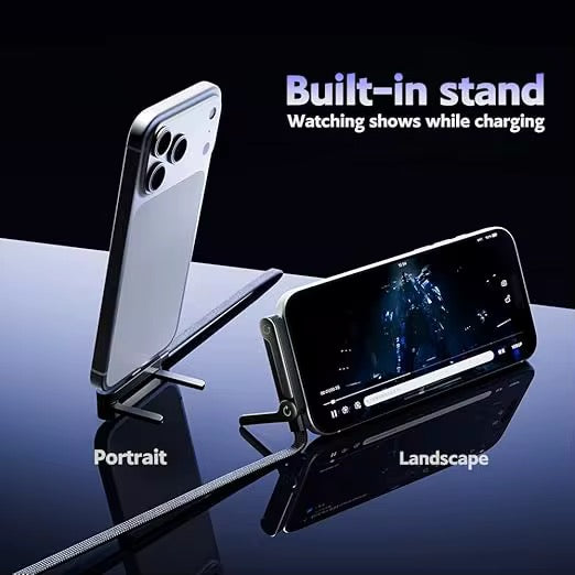 Fast Charging Cable With Phone Stand